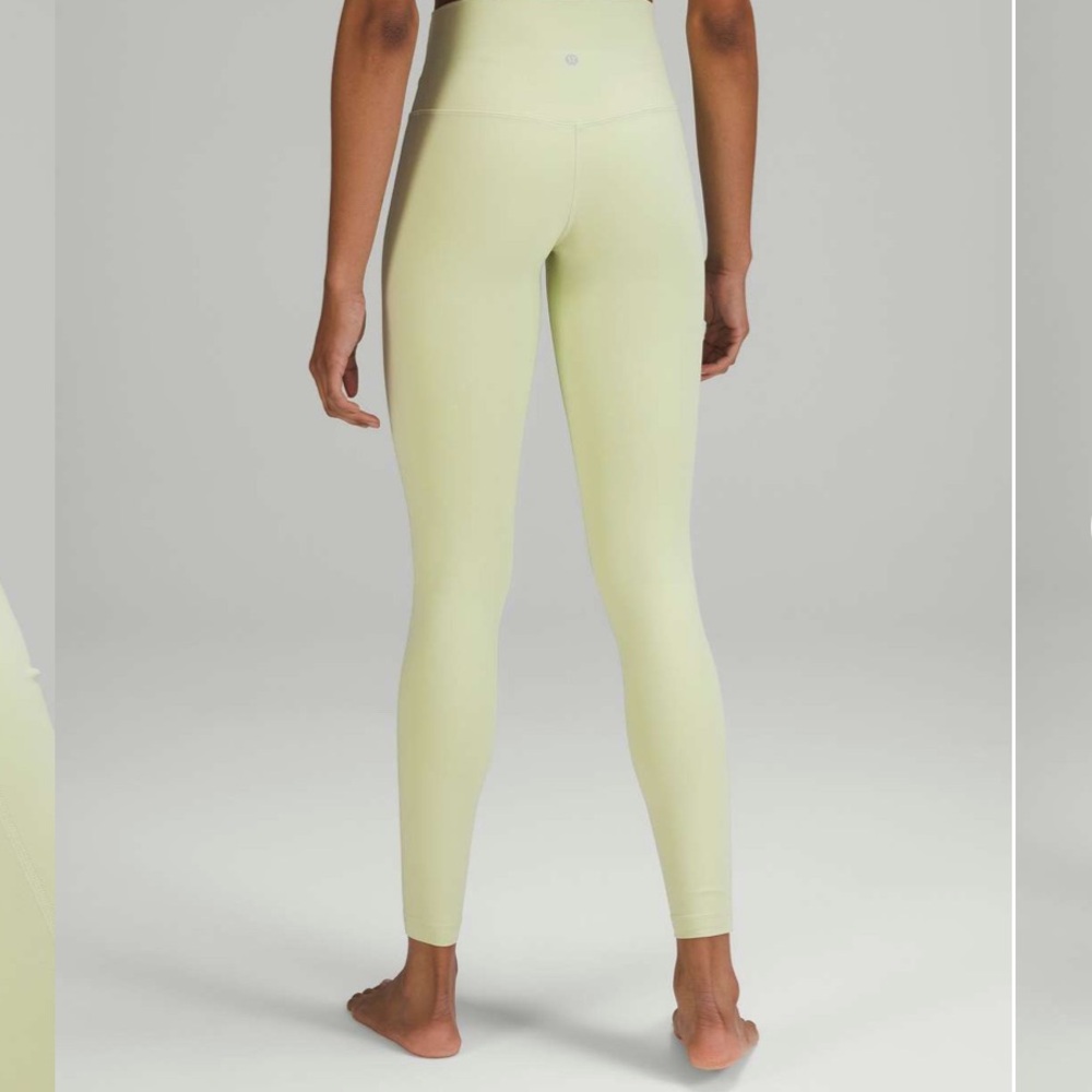 lululemon Align High Rise Legging Nulu 25” Creamy Mint Sz 6 - Picture 3 of 12